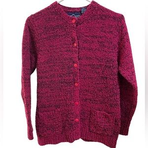 Vintage Summerfield PINK Button Down Cardigan Sweater Women’s S MINTY